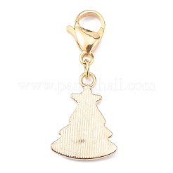 Noël alliage thème pendentifs émail&nbsp;X-HJEW-JM00427-04