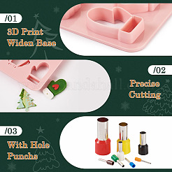 Weihnachtsthema ABS-Kunststoff-Plastilin-Werkzeuge&nbsp;CELT-TA0001-01