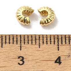 Couvre de perles à écraser en laiton &nbsp;X-FIND-Z039-13B-G