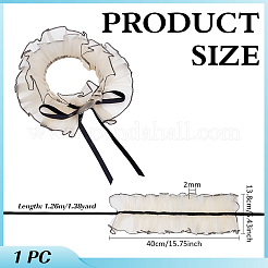 Colletto finto in organza staccabile per donna&nbsp;DIY-WH0816-161