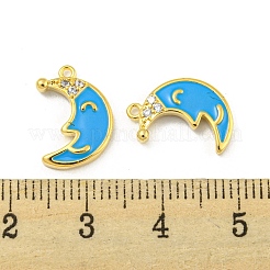 Pendentifs avec zircon cubiques à micro-pavés en laiton&nbsp;KK-P258-18G