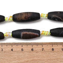 Natürliche gebänderte Achatperlenstränge&nbsp;G-B177-A01-01