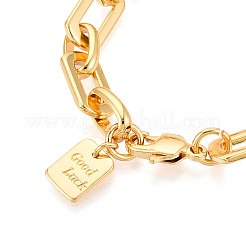 Messingkette Armbänder&nbsp;BJEW-N032-04G
