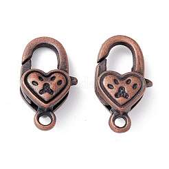 Tibetischen Stil Legierung Karabiner Schnallen&nbsp;TIBE-T002-27R-NR