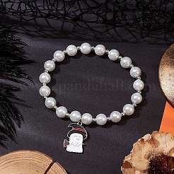 Bracelets de breloque d'émail d'alliage&nbsp;BJEW-JB10851-01