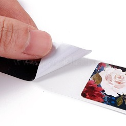 Rechteck mit wort danke papieraufkleber&nbsp;DIY-B041-28A