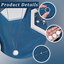 Kits de diy para hacer collares redondos y planos&nbsp;DIY-SC0003-51P