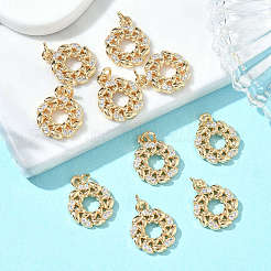Messing klare Zirkonia Charms&nbsp;XGRQ3K932-530G