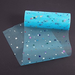 Rubans de maille déco à paillettes étoiles&nbsp;OCOR-P010-F08