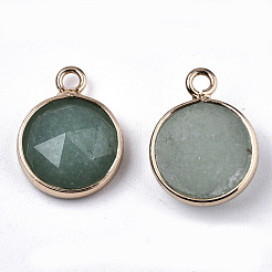 Natürliche grüne aventurine charms&nbsp;G-N326-49E