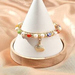Bracelets manchettes en fil de laiton&nbsp;BJEW-JB13955