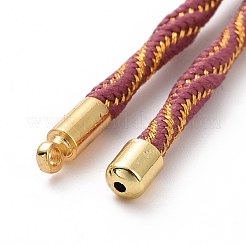 Silberarmbänder aus Nylonschnur&nbsp;MAK-C003-03G-21
