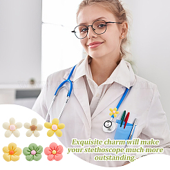 12 pz decorazioni pendenti stetoscopio in resina&nbsp;HJEW-OC00149