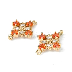 Verbindungsanhänger aus Messing mit kubischem Zirkonia-Pavé&nbsp;KK-G462-45KCG-03
