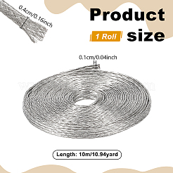 10 m di filo intrecciato stagnato piatto in ottone&nbsp;OCOR-WH0082-591C