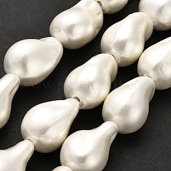 Fili di perle di porcellana galvanizzati&nbsp;BSHE-C009-04A