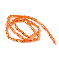 Trasparenti perle di vetro placca fili&nbsp;GLAA-Q099-J01-01
