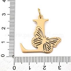 Pendentifs en acier inoxydable avec placage ionique (IP) 201&nbsp;STAS-N103-184G-L