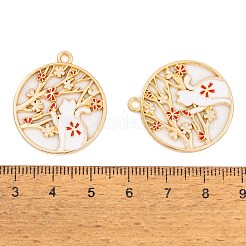 Crémaillère placage pendentifs en émail d'alliage&nbsp;LS-FIND-A040-07A-01G