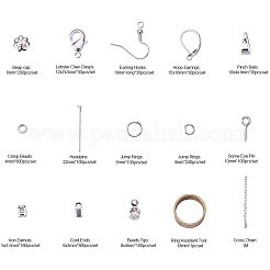 Set di risultati di gioielli in metallo&nbsp;DIY-PH0018-07P