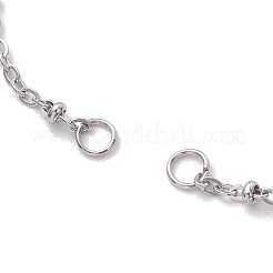 Realizzazione di braccialetti scorrevoli in acciaio inossidabile 304&nbsp;AJEW-JB01252-02