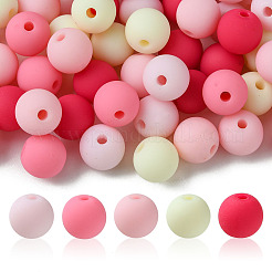 70 Stück gummierte Acrylperlen&nbsp;MACR-FS0001-71B