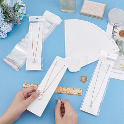 Rechteckige Halsketten-Display-Sets aus Karton und Papier&nbsp;NDIS-NB0001-03
