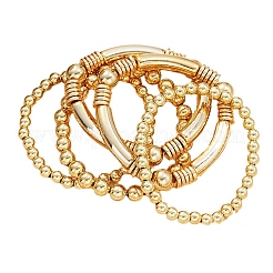 5 pz braccialetti elastici con perline ccb&nbsp;PW-WG818D2-01