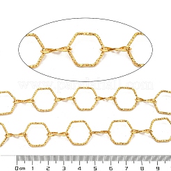 Catene esagonali e a maglie infinite in acciaio inossidabile 304 con placcatura ionica da 10 m (IP)&nbsp;CHS-G034-07G