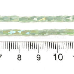 Galvanisieren Glasperlen&nbsp;GLAA-P068-AB07
