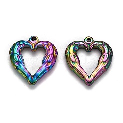 Pendentifs ouverts en acier inoxydable 304&nbsp;STAS-I105S-09M-C