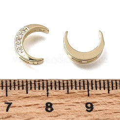 Laiton micro pavé de perles de zircone cubique claires&nbsp;LS-CU-CBAC809-01G