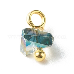 Glas Charms galvanisieren&nbsp;PALLOY-JF00821-06