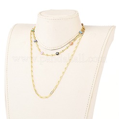 Conjuntos de collares de cadena&nbsp;NJEW-JN03124