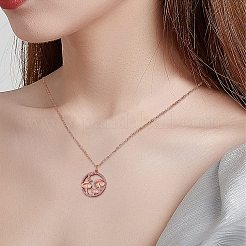 Ciondoli in ottone con micro pavé di zirconi trasparenti da 5 pezzo&nbsp;ZIRC-SZ0003-33A