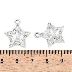 Pendentifs en alliage avec strass&nbsp;RB-CBA332B-03P