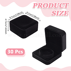 Scatole per imballaggio di braccialetti di velluto&nbsp;CON-WH0086-248A
