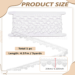 5 Yards Polyester Stickerei Herz Spitzenbesatz&nbsp;OCOR-LP0004-50B