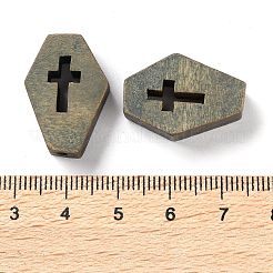 Bedruckte Holzperlen&nbsp;WOOD-Z002-15D