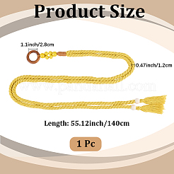 1 pz cinture in nappa di cotone fatte a mano per abiti da donna&nbsp;AJEW-CP0010-51A
