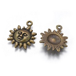 Pendentifs en alliage de style tibétain&nbsp;TIBEP-LF9244YKG-AB-LF