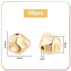 20 Stück Messingperlen&nbsp;FIND-PH0019-98
