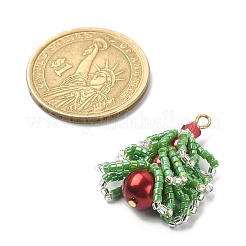 Pendentifs en perles miyuki delica&nbsp;PALLOY-MZ00149-01