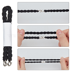 6 Paar elastische Stiefelbänder aus Polyester in zwei Farben&nbsp;DIY-CY0002-79D