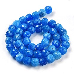 Natürliche weiße Jade perlen Stränge&nbsp;G-H028-A09-23