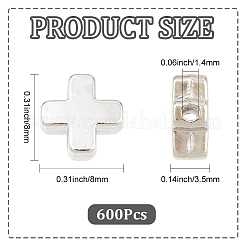 600 pz perline di plastica ccb&nbsp;CCB-PA0001-17P