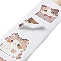 500 x Rollenaufkleber mit Katzenmotiv&nbsp;DIY-S049-01D