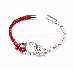 Ring-Armbänder aus Aluminium&nbsp;BJEW-F352-17P-02
