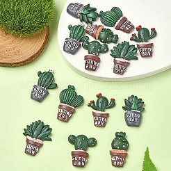 14 Stück 7 Stile undurchsichtige Harz-Decoden-Cabochons&nbsp;RESI-YW0001-87