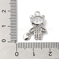 Colgantes de Latón Cubic Zirconia&nbsp;KK-K274-05P